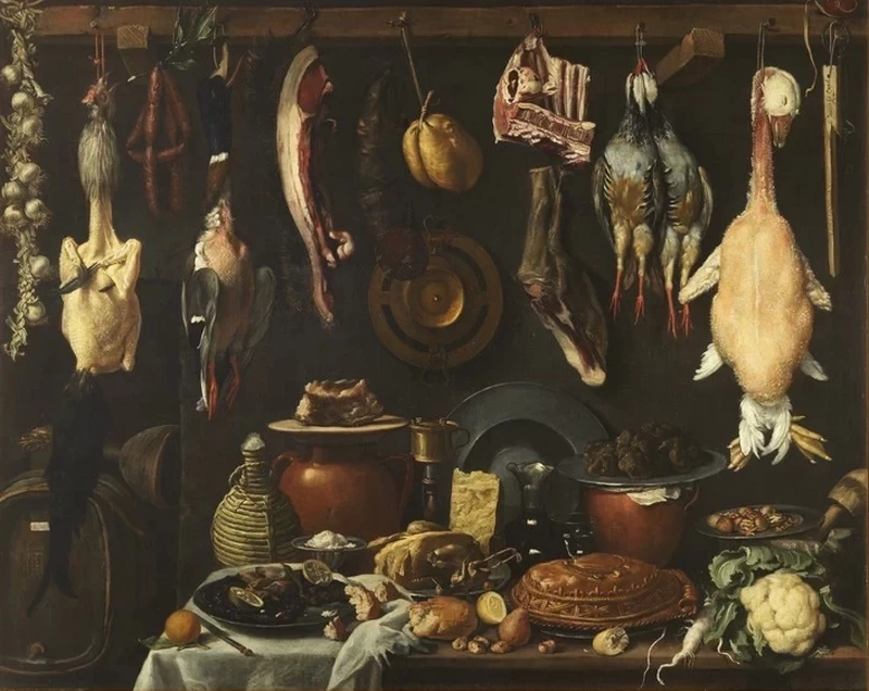 Natura morta con cacciagione e frutta - Galleria degli Uffizi, Firenze